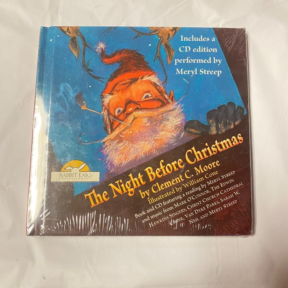 [NEW] The Night Before Christmas by Clement C. Moore (Hardcover, With Bonus CD)